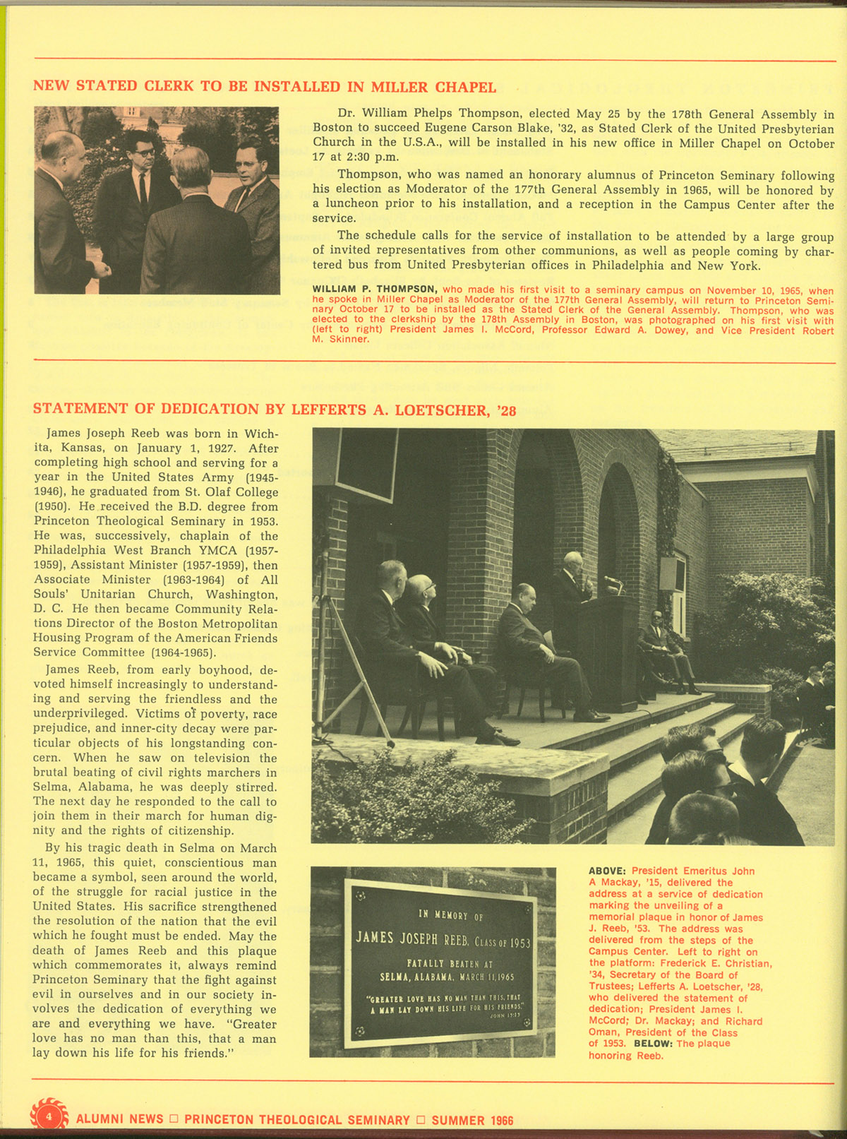 Alumni News, Summer 1966